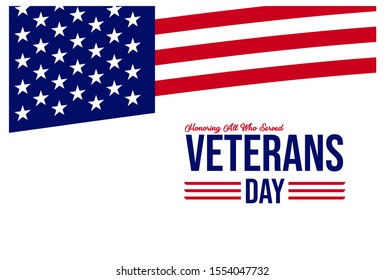 Honoring all who served. veteran days