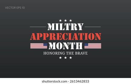 Honoring the Brave Military Appreciation Poster