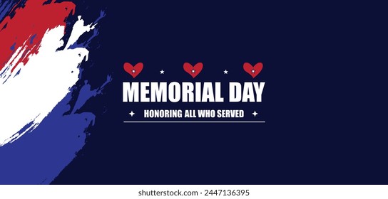 Honoring Heroes Memorial Day Illustration Tribute