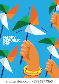Homenaje al viaje de la India como república