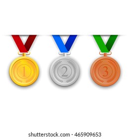 Honors, icons. Vector illustration
