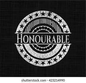Honorable con textura de pizarra