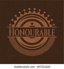 Honourable wood emblem