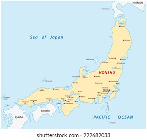 Honshu Map