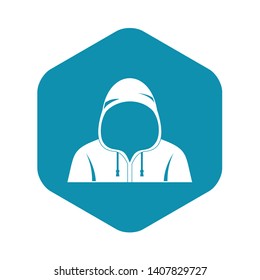 Hood icon. Simple illustration of hood vector icon for web