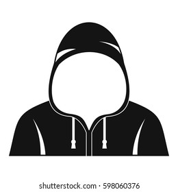 Hood icon. Simple illustration of hood vector icon for web