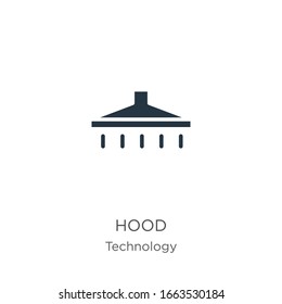 Hood icon vector. Trendy flat hood icon from technology collection isolated on white background. Vector illustration can be used for web and mobile graphic design, logo, eps10