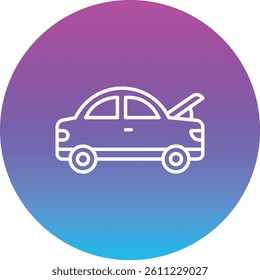 Hood Open vector icon. Can be used for printing, mobile and web applications.