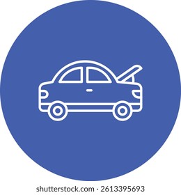 Hood Open vector icon. Can be used for printing, mobile and web applications.