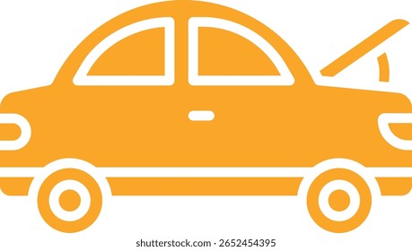 Hood Open vector icon. Can be used for printing, mobile and web applications.