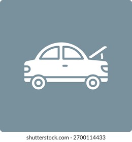 Capô Ícone de vetor aberto. Pode ser usado para impressão, aplicativos móveis e da Web.