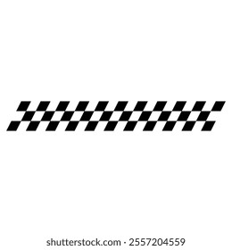 Hood rally racing stripes icon vector. Racing stripes illustration sign. Racing car sticker symbol or logo.