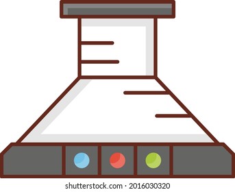 hood vector flat color icon