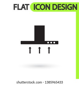 Hood  vector icon , lorem ipsum Flat design