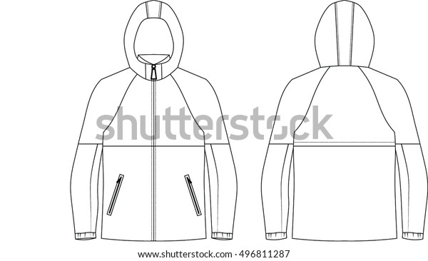 windbreaker outline