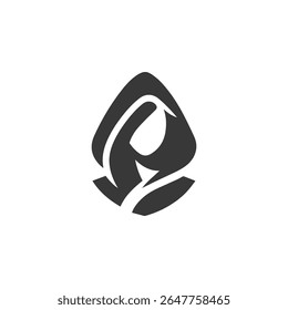 Logotipo de mulher com capuz à venda.
