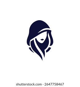 Logotipo de mulher com capuz à venda.