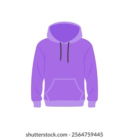 Hoodie , Autumn Isolated Vector Illustration
