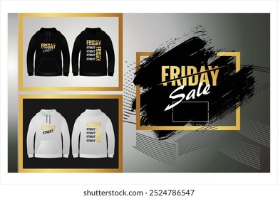 hoodie background design and sale template