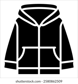 Hoodie Icon Element For Design