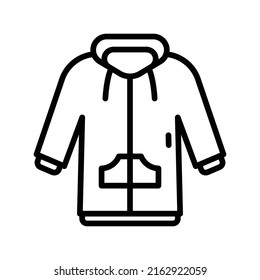 Hoodie Icon Line Art Style Design Stock Vector (Royalty Free ...