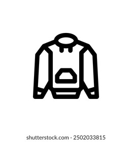 hoodie icon line style element