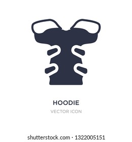 hoodie icon on white background. Simple element illustration from American football concept. hoodie sign icon symbol design.