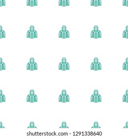 hoodie icon pattern seamless white background. Editable outline hoodie icon. hoodie icon pattern for web and mobile.