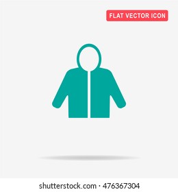 Hoodie icon. Vector concept illustration for design.