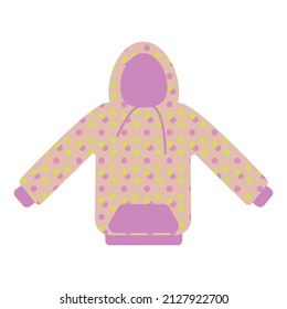 A hoodie icon in vector, fashion illustration, eps 10 