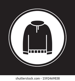 Hoodie icon for web and mobile