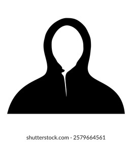 Hoodie icon.Flat style vector illustration editable isolated design.