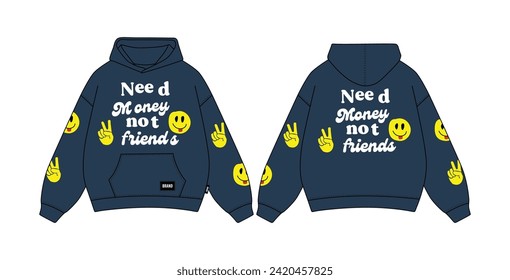Hoodie jacket design streetwear fashion style fashion trend clothing