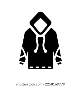 Hoodie-Jacke-Symbol (Vektorgrafik)