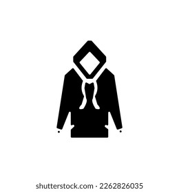 icono de la chaqueta de sujeción (gráficos vectoriales)