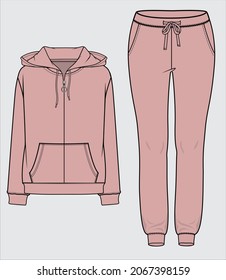 HOODIE AND JOGGERS SET FOR WOMEN AND TEEN GIRLS