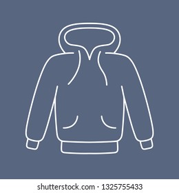 Hoodie line icon