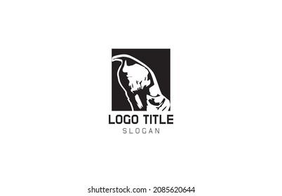 Hoodie man casual wear logo concept