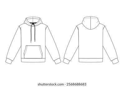 hoodie men , women and unisex fit body