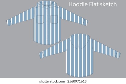 Hoodie Mock up illustration vector design royalty free 