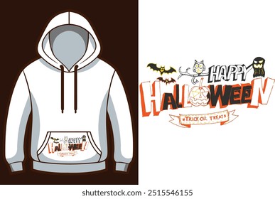 Hoodie Mockup for Halloween Festival 