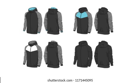 Hoodie Raglan Template