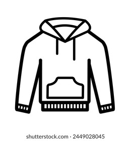sudadera con capucha - simple Vector icon	