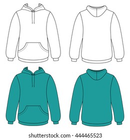 7,045 Female hoodie template Images, Stock Photos & Vectors | Shutterstock