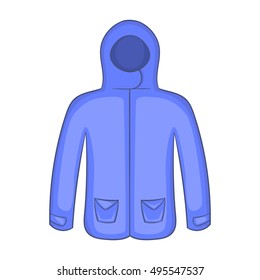 Hoodie sweater icon in cartoon style isolated on white background vector illustration