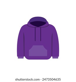 Hoodie Sweatshirt Icon Vector Design.