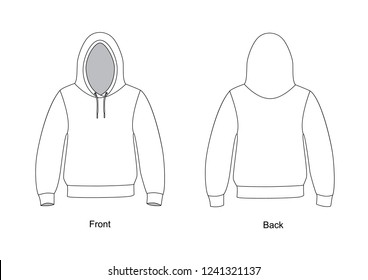 130 Side black pullover hoodie Stock Vectors, Images & Vector Art ...