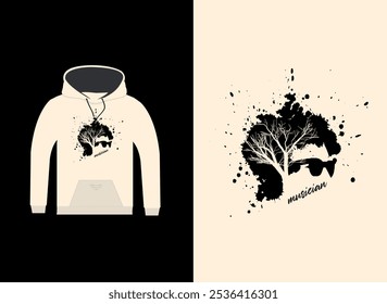 Hoodie Vector Design for man