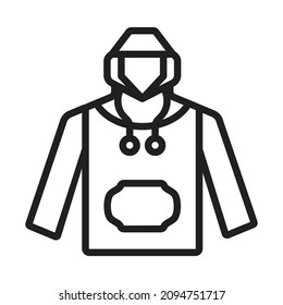 Hoodie vector icon  Which Can Easily Modify Or Edit 

