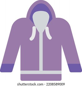 hoodie  Vector illustration on a transparent background. Premium quality symmbols. Line Color vector icons for concept and graphic design. 

